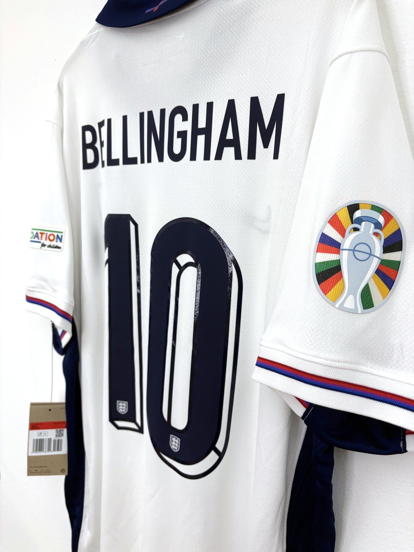 BNWT 2024 2025 England Nike Home Shirt BELLINGHAM 10 Men's Large
