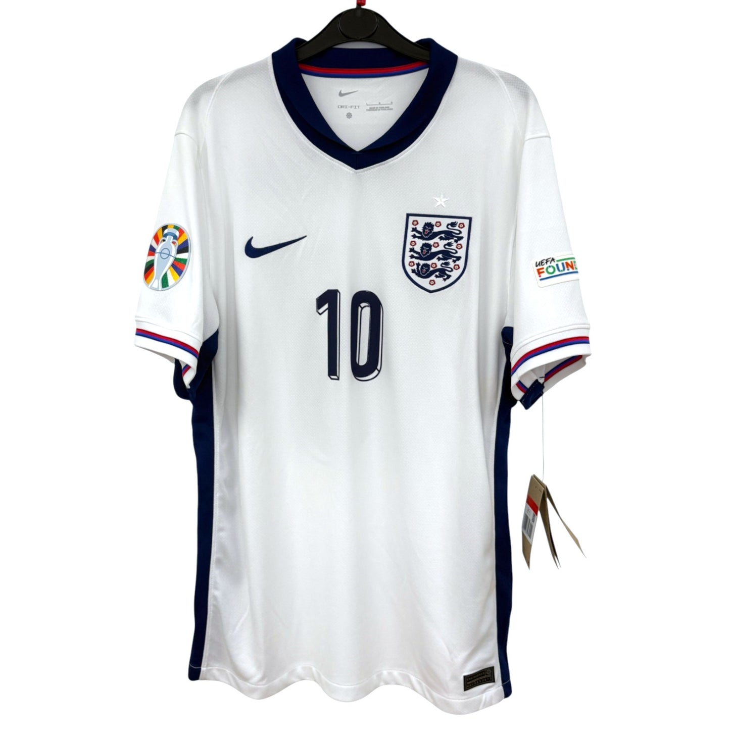 BNWT 2024 2025 England Nike Home Shirt BELLINGHAM 10 Men's Large