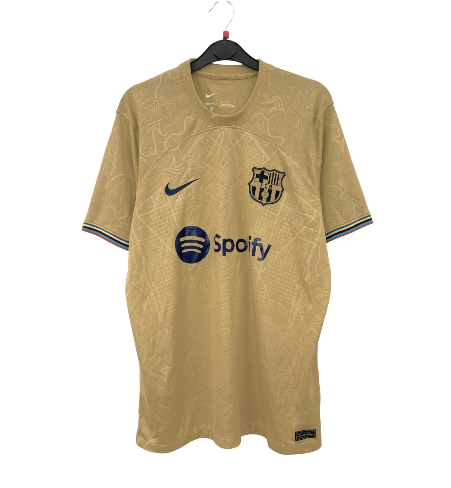 2022 2023 Barcelona Nike Away Football Shirt LEWANDOWSKI 9 Men's Large