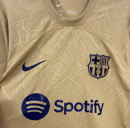 2022 2023 Barcelona Nike Away Football Shirt LEWANDOWSKI 9 Men's Large