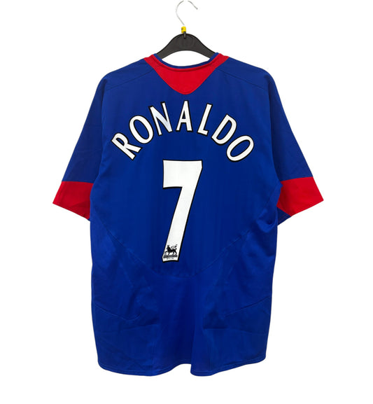 2005 2006 Manchester United Nike Away Football Shirt RONALDO 7 Men's Medium