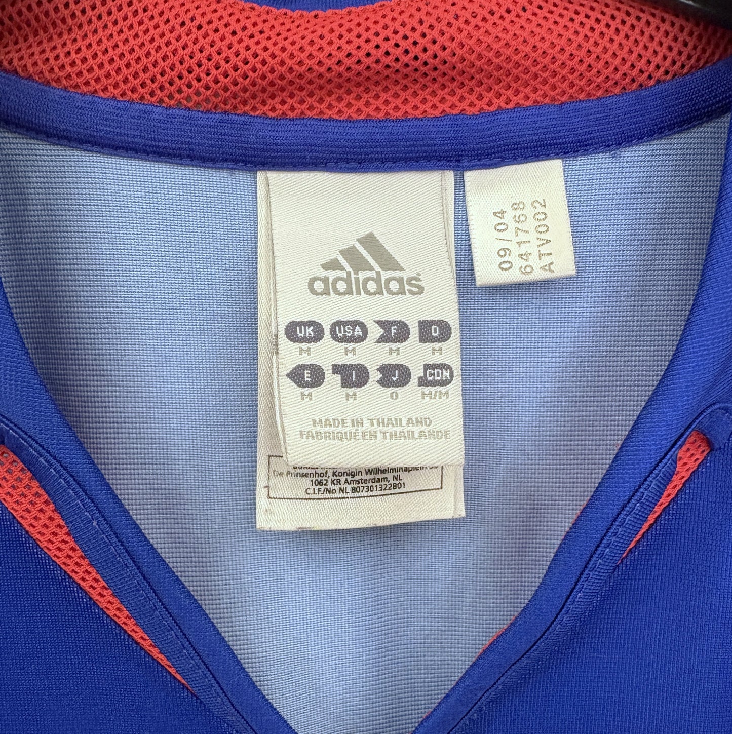 2004 2006 France Home Adidas Football Shirt ZIDANE 10 Men's Medium