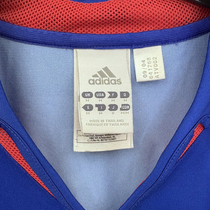 2004 2006 France Home Adidas Football Shirt ZIDANE 10 Men's Medium