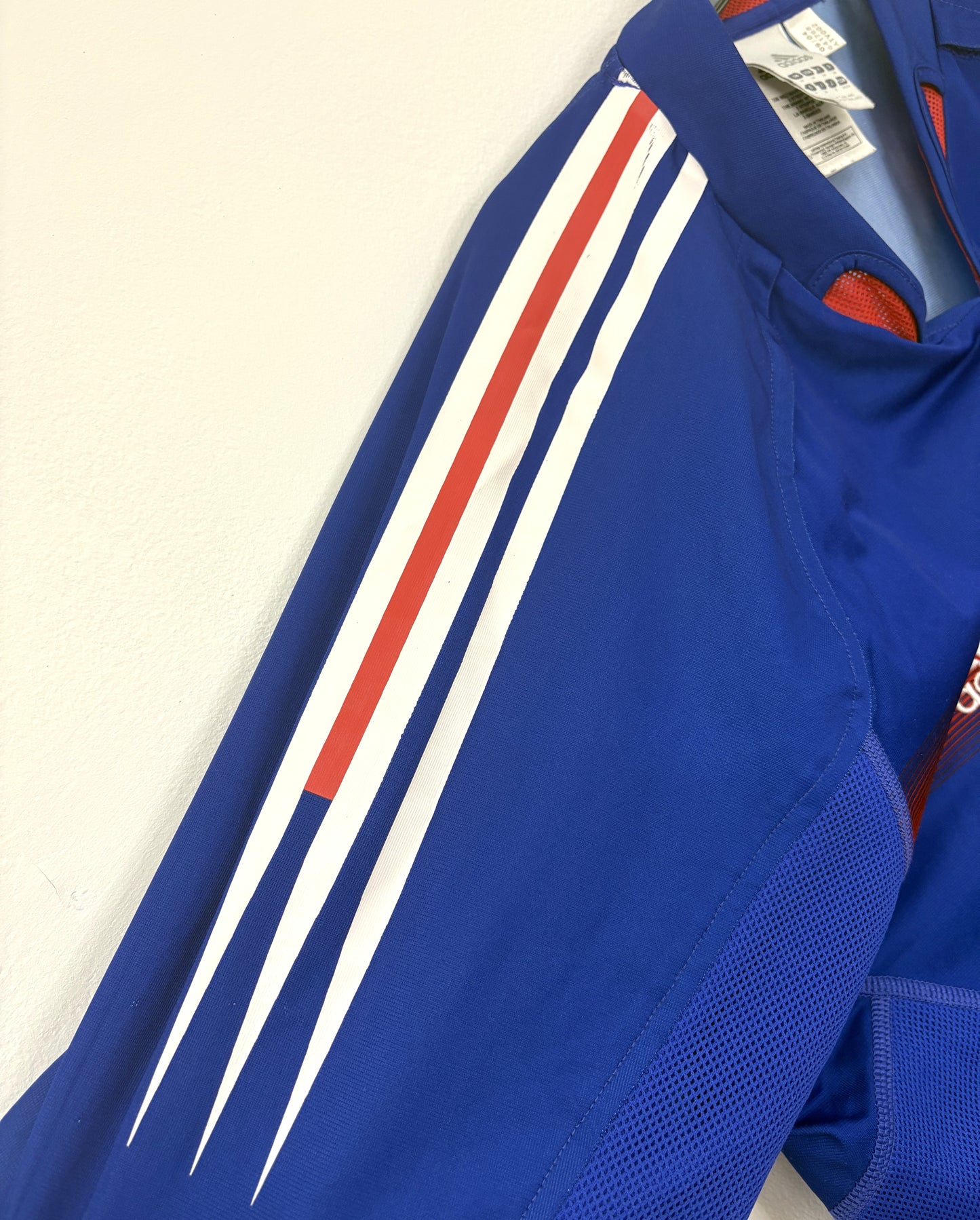 2004 2006 France Home Adidas Football Shirt ZIDANE 10 Men's Medium