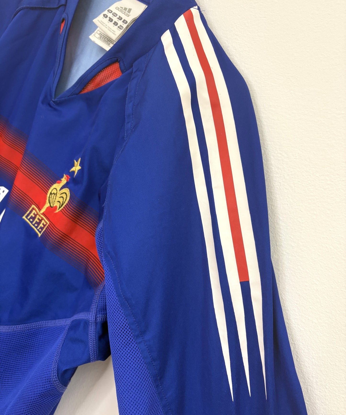 2004 2006 France Home Adidas Football Shirt ZIDANE 10 Men's Medium