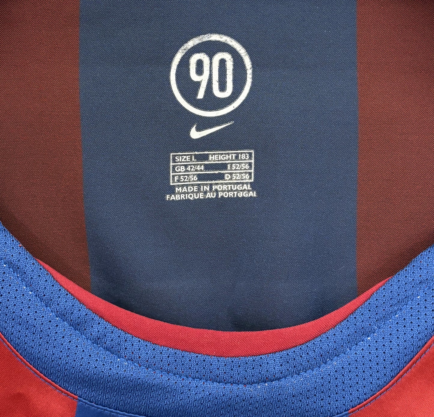 2004 2005 Barcelona Nike Home Football Shirt MESSI 30 Men's Large