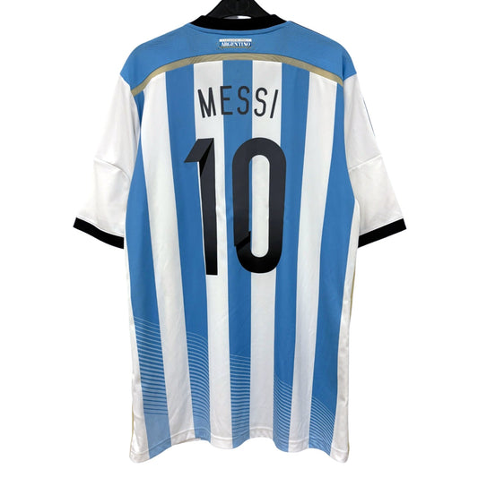 2014 2015 Argentina Adidas Home Football Shirt MESSI 10 Men's Large