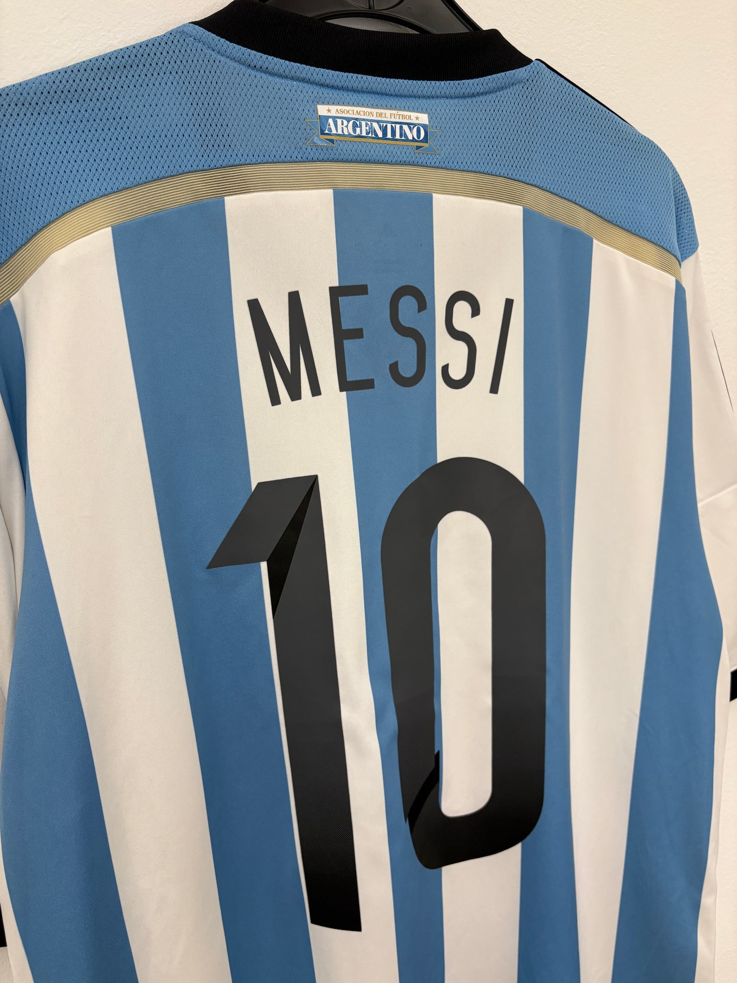 2014 2015 Argentina Adidas Home Football Shirt MESSI 10 Men's Large