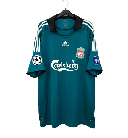2008 2009 Liverpool Adidas UCL 3rd Shirt GERRARD 8 Men's XL