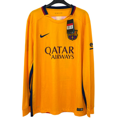 BNWT 2015 2016 Barcelona Nike Away Football Shirt MESSI 10 Men's Large