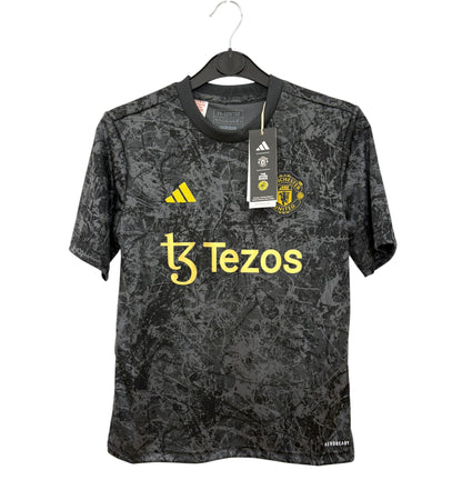 BNWT 2023 2024 Manchester United Adidas x Stone Roses Pre Match Shirt Kids 11-12 Years