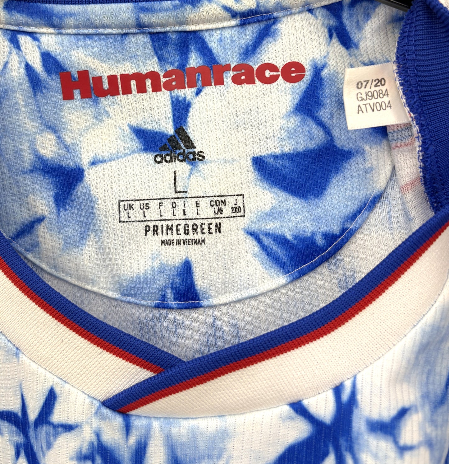 2020 2021 Manchester United Adidas x Humanrace Football Shirt Men's Large