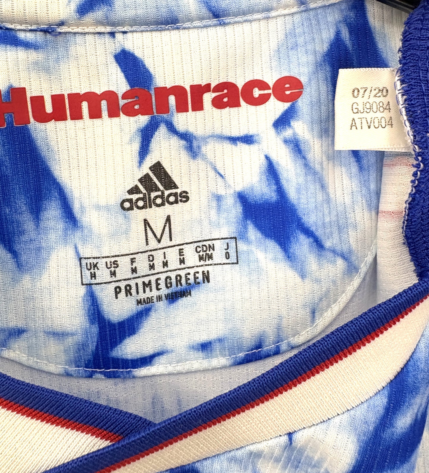 2020 2021 Manchester United Adidas x Humanrace Football Shirt Men's Medium