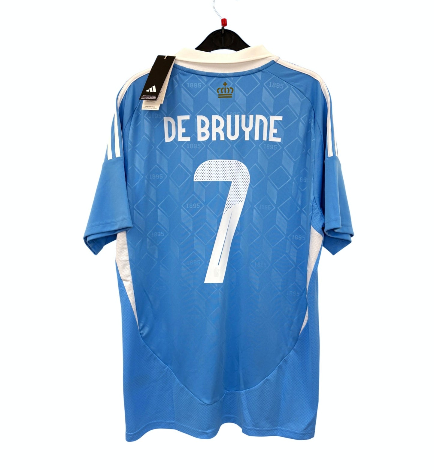 BNWT 2024 2025 Belgium Adidas Away Football Shirt DE BRUYNE 7 Men's Large