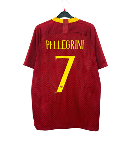 2018 2019 AS Roma Nike Home Football Shirt PELLEGRINI 7 Men's Large
