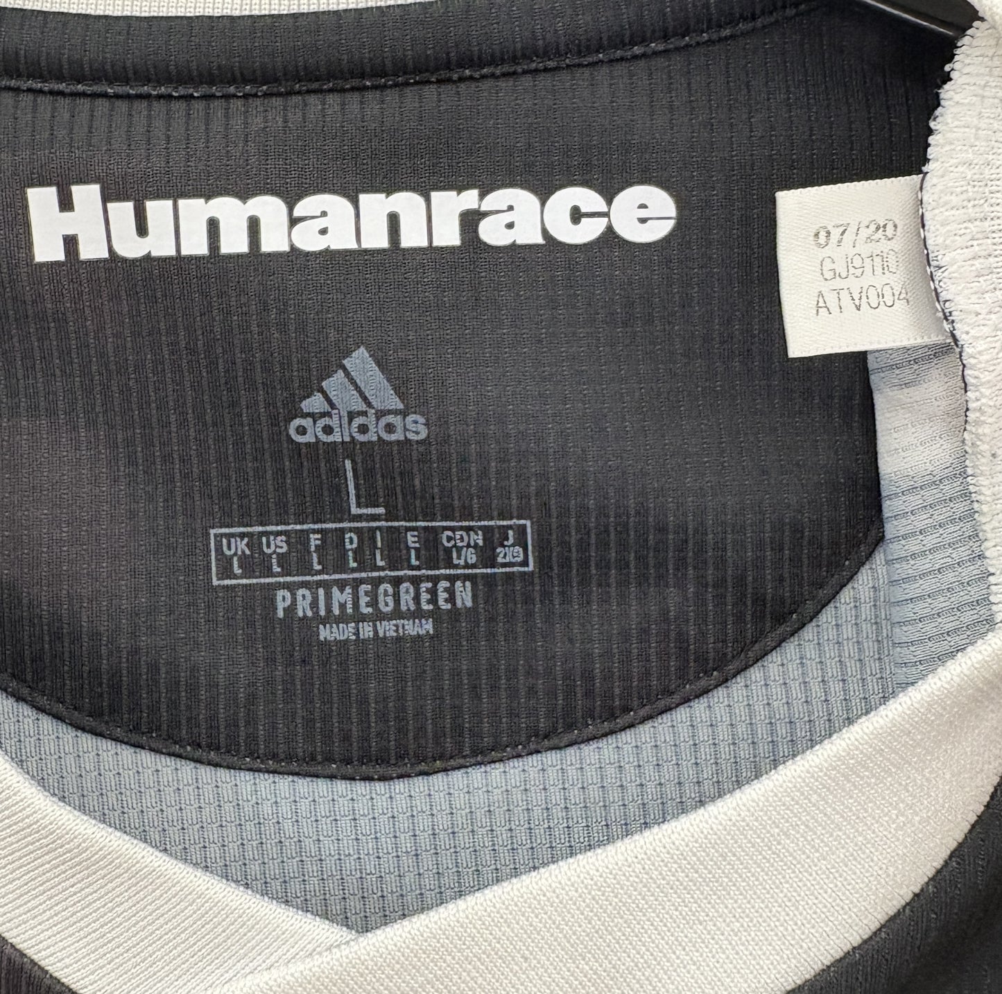 2020 2021 Real Madrid Adidas x Humanrace Football Shirt Men's Large