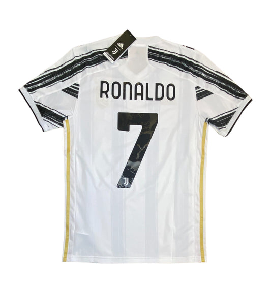 BNWT 2020 2021 Juventus Adidas Home Football Shirt RONALDO 7 Men's Small