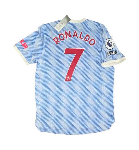 BNWT 2021 2022 Manchester United Adidas Away Player Issue Football Shirt RONALDO 7 Men's Large