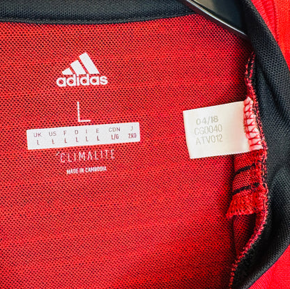 2018 2019 Manchester United Adidas Home Football Shirt MATA 8 Men's Large