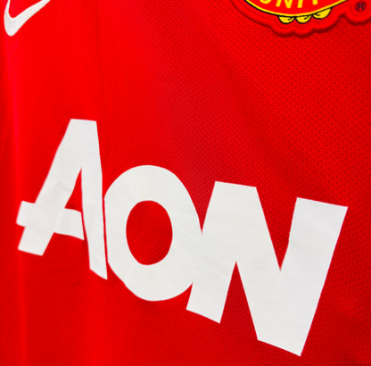 2011 2012 Manchester United Nike Home Football Shirt ROONEY 10 Men's Large