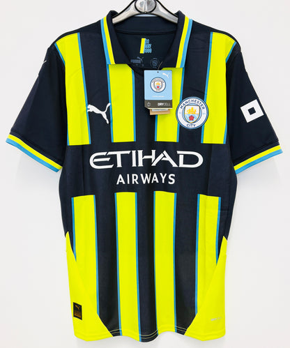 BNWT 2024 2025 Manchester City Puma Away Football Shirt BERNARDO 20 Men's Small