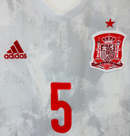 2020 2021 Spain Adidas Away Football Shirt SERGIO 5 Men's Medium