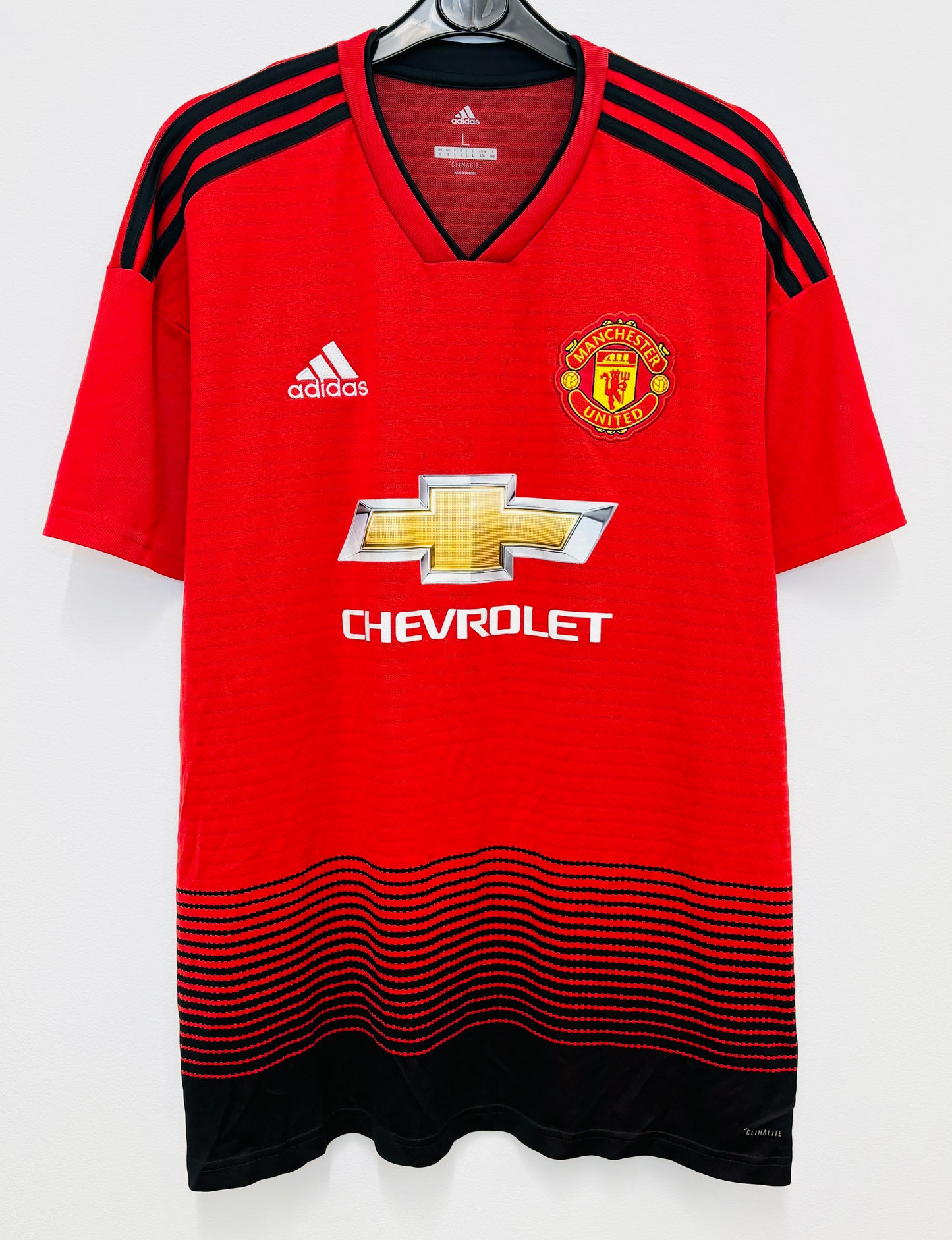2018 2019 Manchester United Adidas Home Football Shirt MATA 8 Men's Large