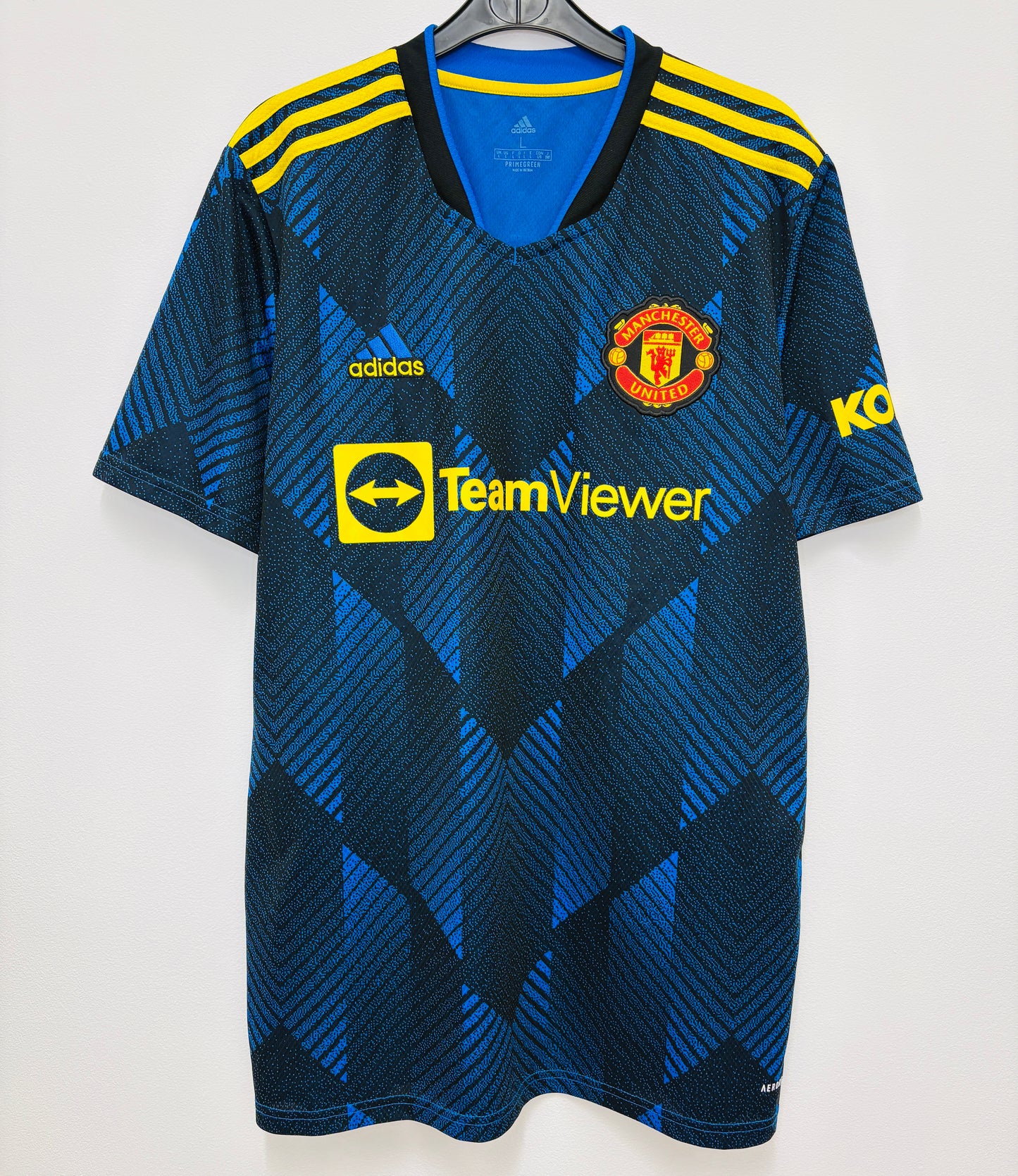 2021 2022 Manchester United Adidas 3rd Football Shirt RONALDO 7 Men's Large