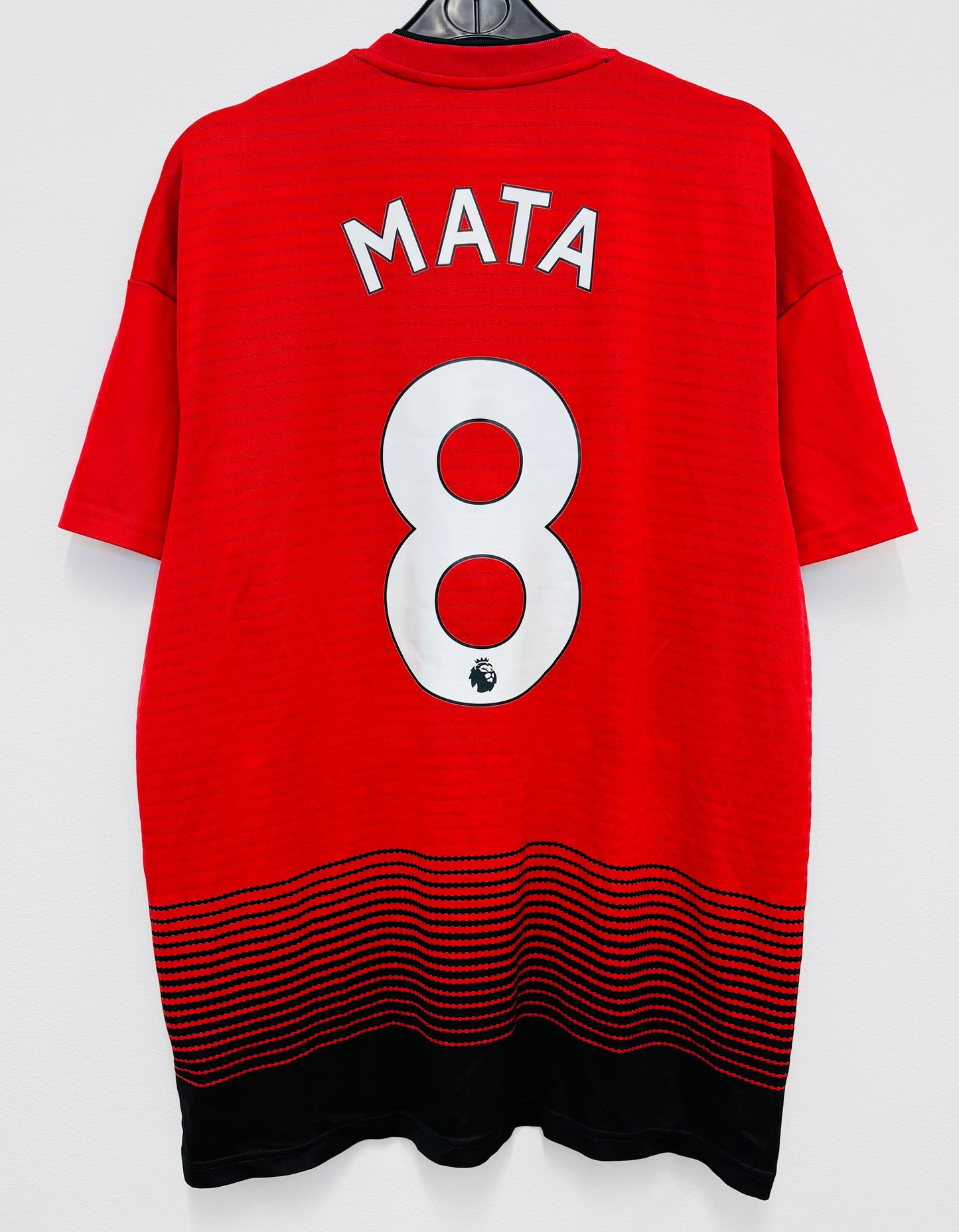 2018 2019 Manchester United Adidas Home Football Shirt MATA 8 Men's Large