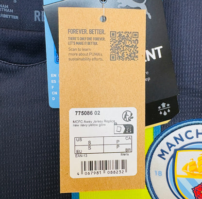 BNWT 2024 2025 Manchester City Puma Away Football Shirt BERNARDO 20 Men's Small