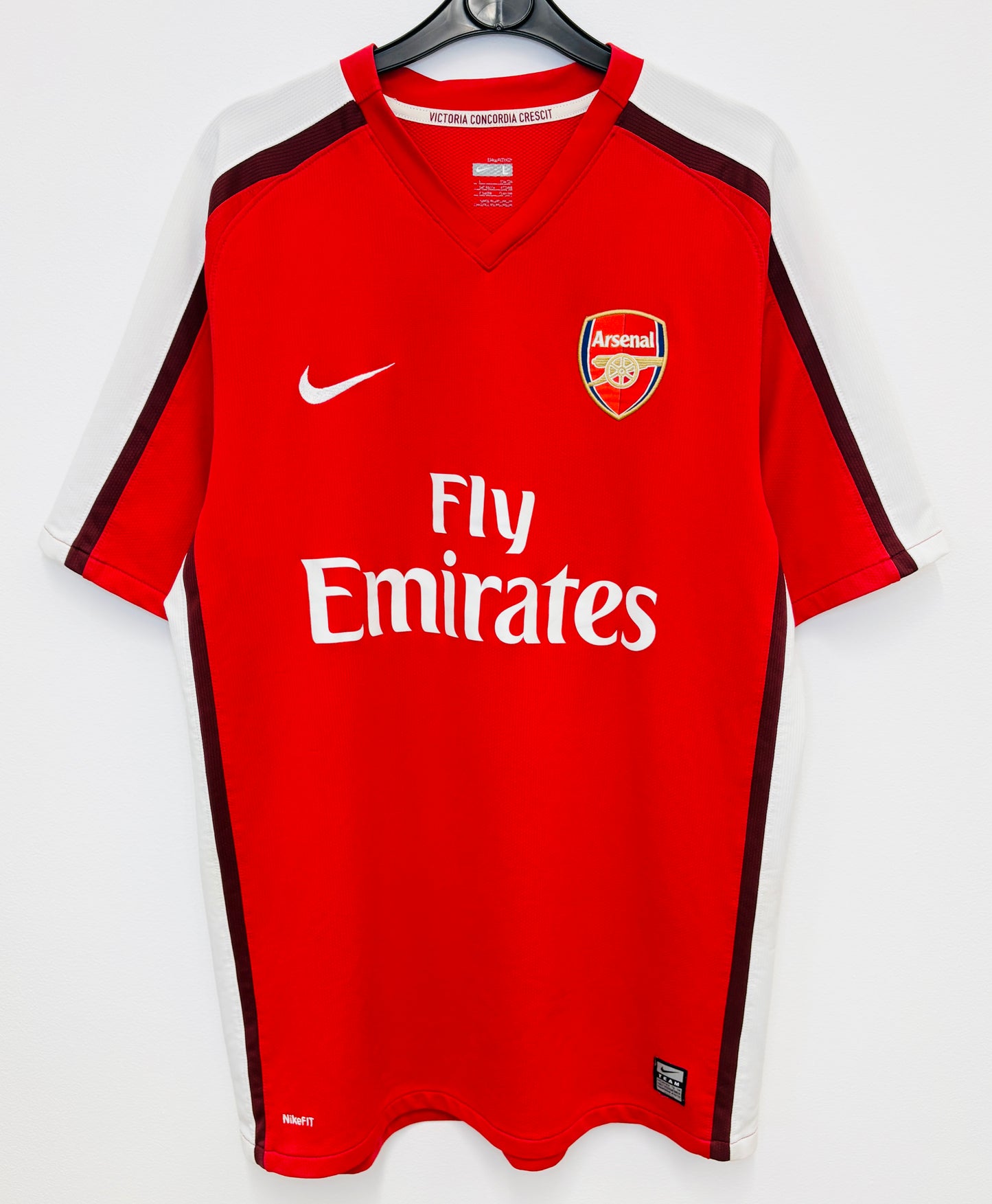 2008 2010 Arsenal Nike Home Football Shirt FABREGAS 4 Mens Large