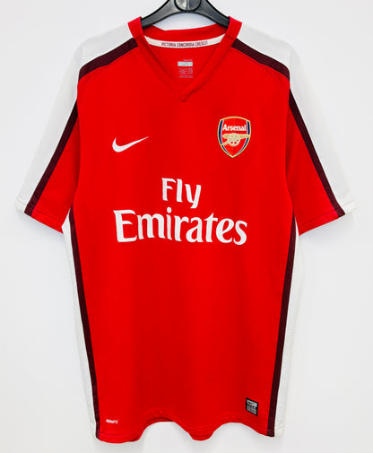 2008 2010 Arsenal Nike Home Football Shirt FABREGAS 4 Mens Large
