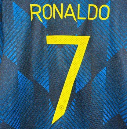 2021 2022 Manchester United Adidas 3rd Football Shirt RONALDO 7 Men's Large