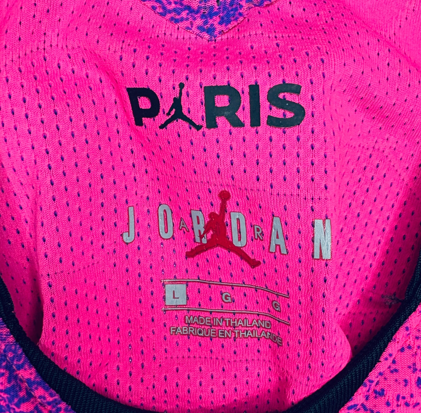 2020 2021 Paris Saint-Germain Nike X Jordan 4TH Football Shirt VERRATTI 6 Men's Large