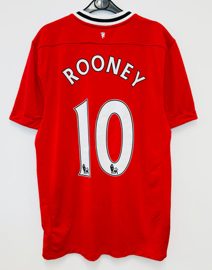2011 2012 Manchester United Nike Home Football Shirt ROONEY 10 Men's Large