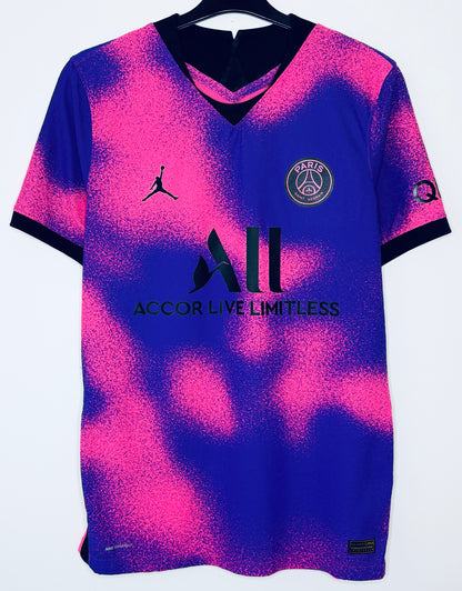 2020 2021 Paris Saint-Germain Nike X Jordan 4TH Football Shirt VERRATTI 6 Men's Large