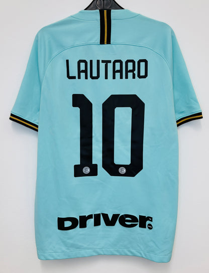 2019 2020 Inter Milan Nike Away UCL Football Shirt LAUTARO 10 Men's Large