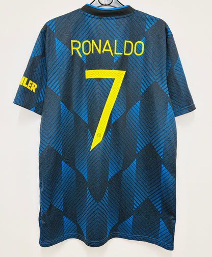 2021 2022 Manchester United Adidas 3rd Football Shirt RONALDO 7 Men's Large