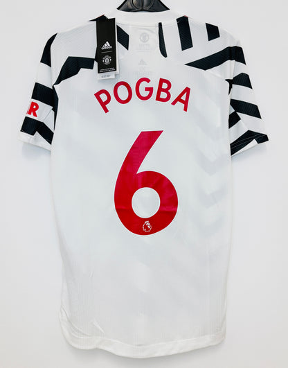 BNWT 2020 2021 Manchester United Adidas Player Spec 3rd Football Shirt POGBA 6 Men's XS