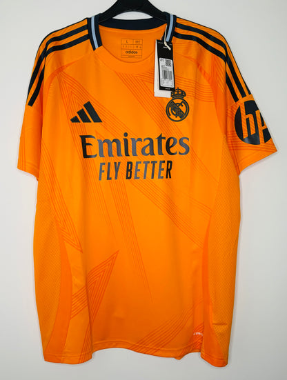 BNWT 2024 2025 Real Madrid Adidas Away Football Shirt BELLINGHAM 5 Men's Large