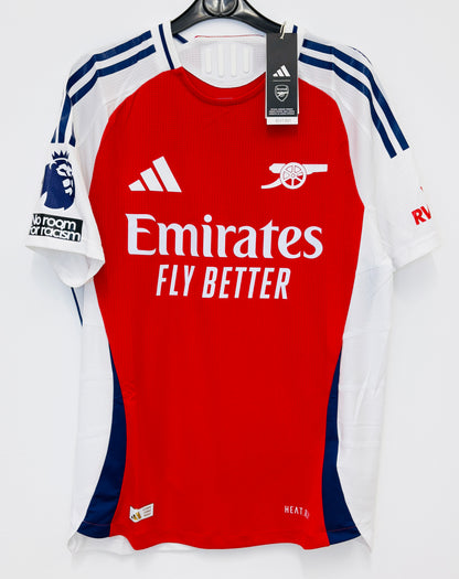 BNWT 2024 2025 Arsenal Adidas Home Authentic Football Shirt SAKA 7 Men's Medium