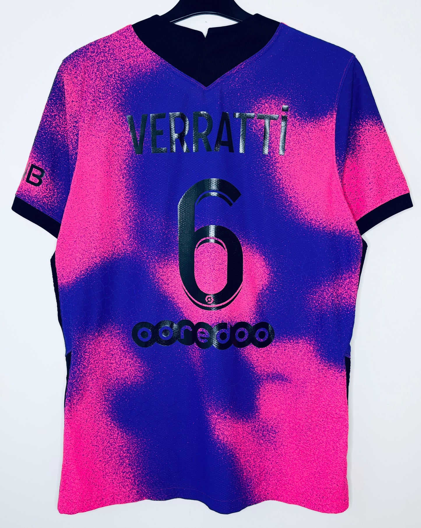 2020 2021 Paris Saint-Germain Nike X Jordan 4TH Football Shirt VERRATTI 6 Men's Large