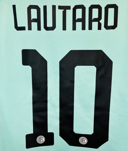 2019 2020 Inter Milan Nike Away UCL Football Shirt LAUTARO 10 Men's Large