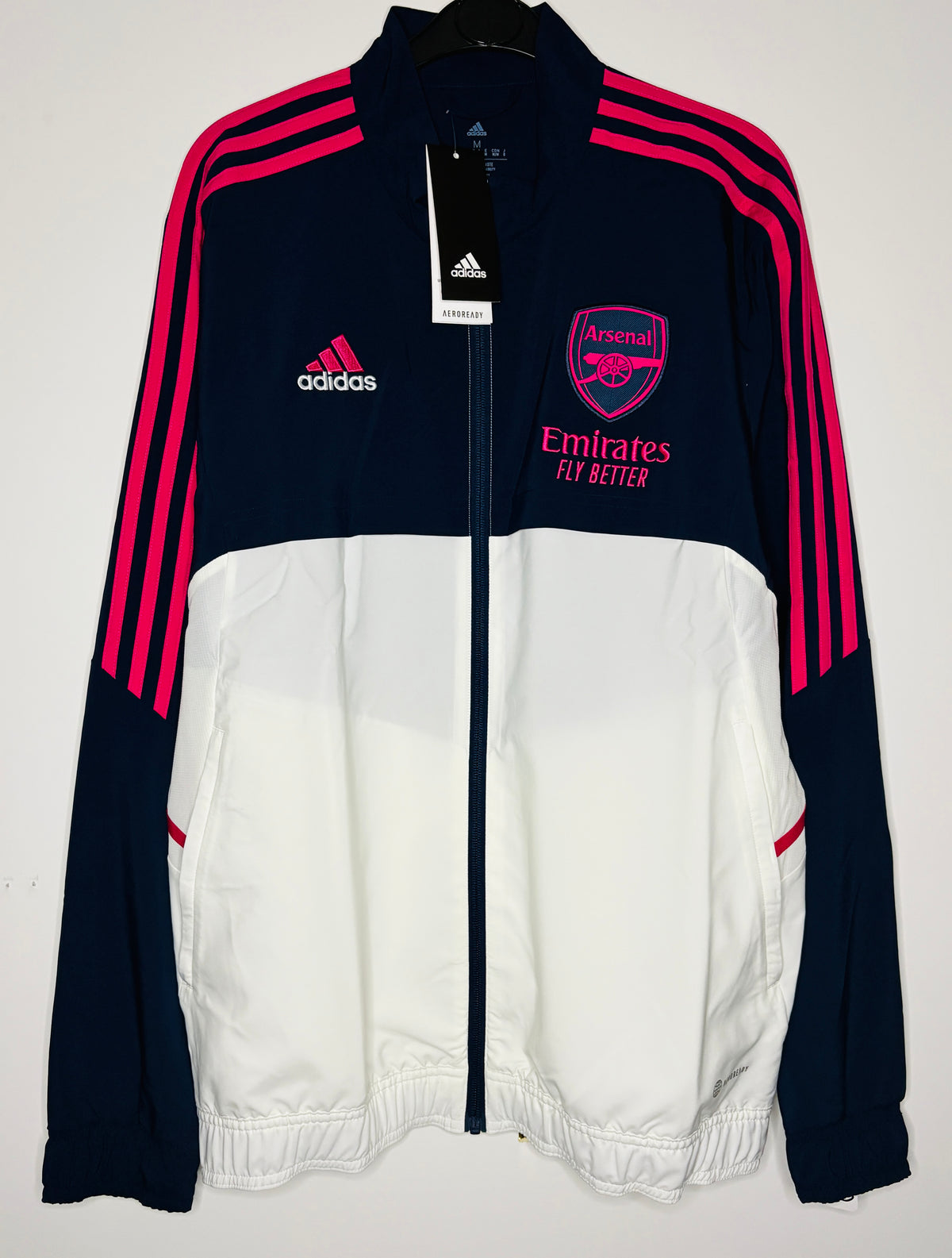 BNWT 2022 2023 Arsenal Adidas Pre-Match Football Jacket Men's Medium