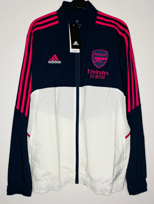 BNWT 2022 2023 Arsenal Adidas Pre-Match Football Jacket Men's Medium