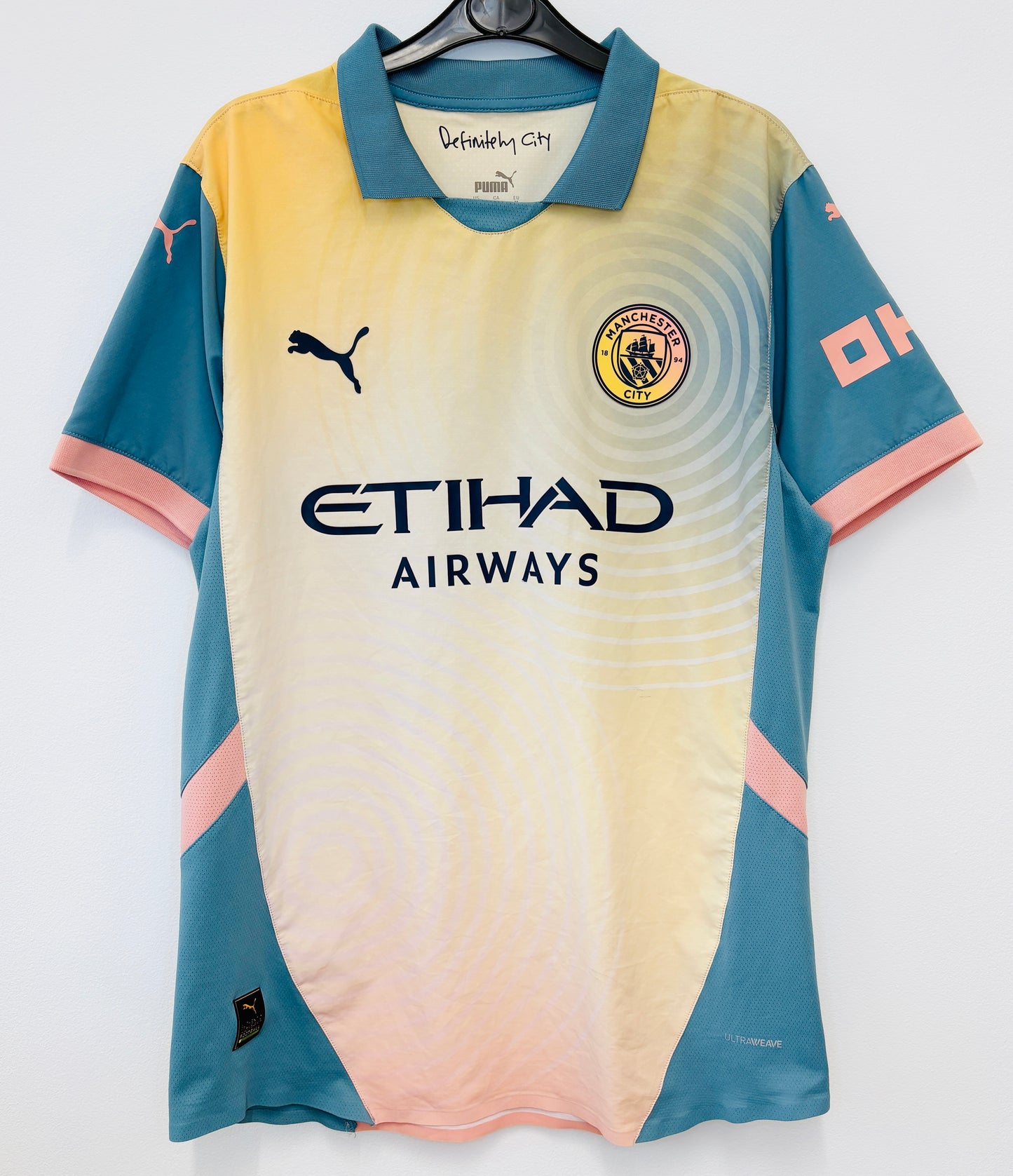 2024 2025 Manchester City Puma 4th Player Spec Football Shirt DE BRUYNE 17 Men's Medium