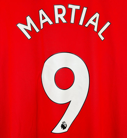 2019 2020 Manchester United Adidas Home Football Shirt MARTIAL 9 Men's XL