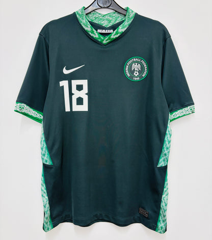 2020 2021 Nigeria Nike Away Football Shirt IWOBI 18 Men's Medium