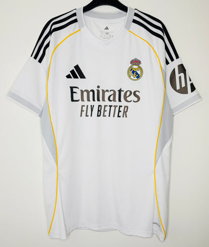 2025 2026 Real Madrid Adidas Home Football Shirt ARDA GULER 15 Men's Large
