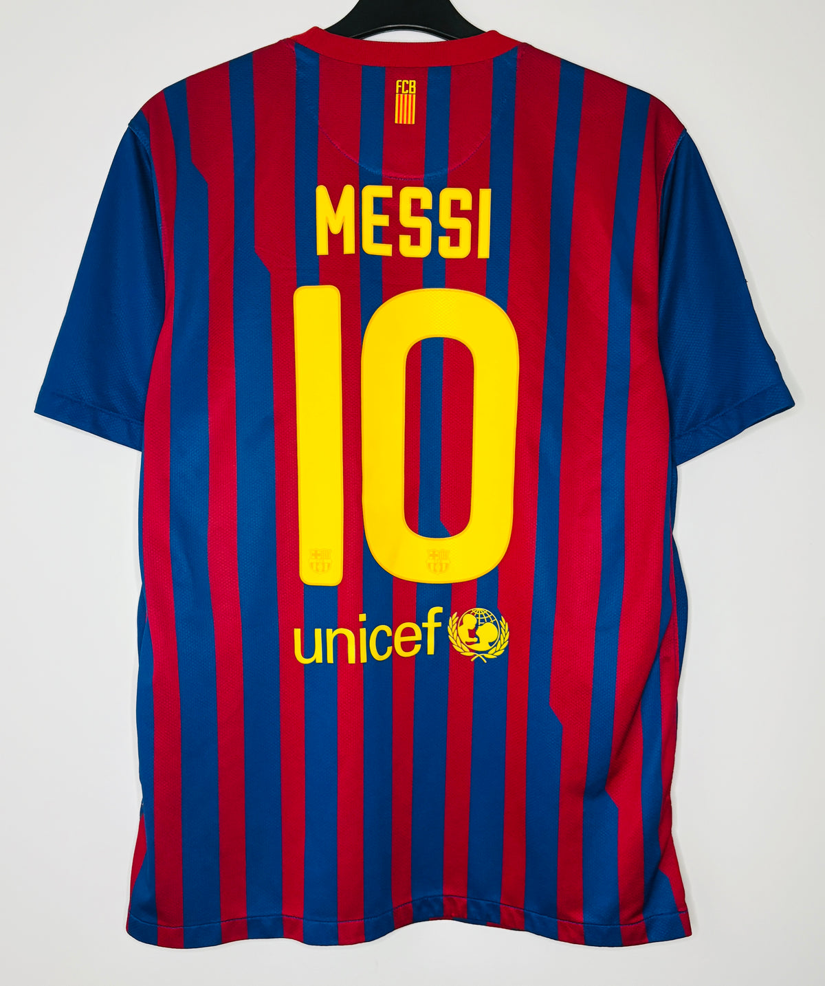 2011 2012 Barcelona Nike Home Football Shirt MESSI 10 Men's Large